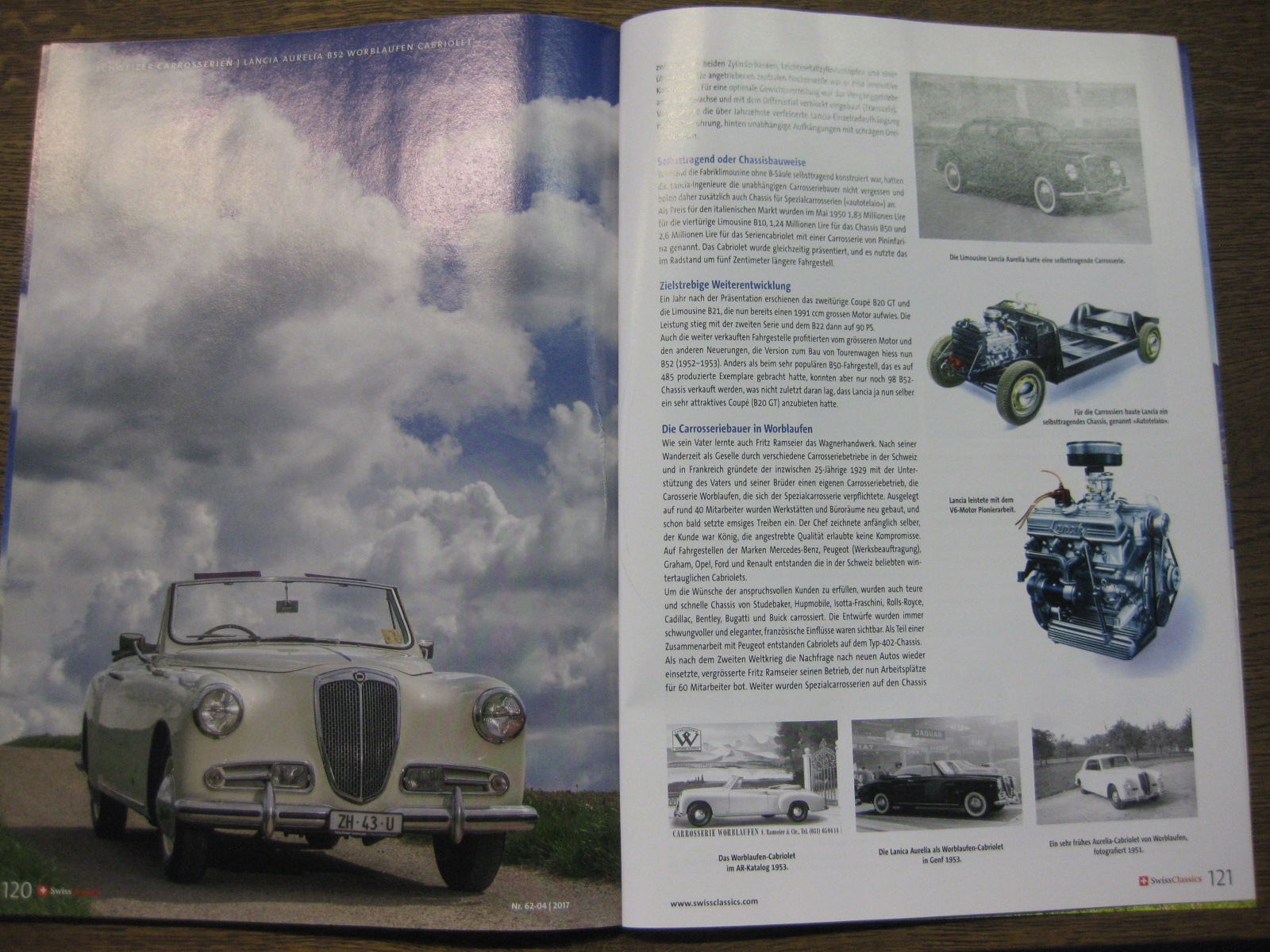 Lancia Aurelia Worblaufen B52 Cabriolet