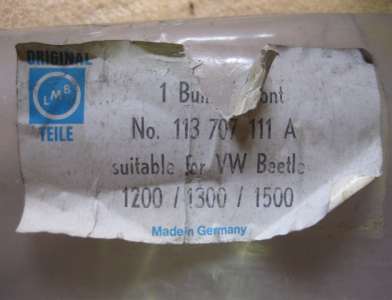 VW Käfer Stossstange